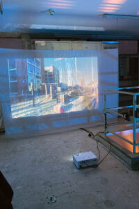 Projekt "Zugang" von Tomma Köhler und Julie Käßner, Performance "performing differences" mit Mathilda Schmidt und Michéle Leder, Feb 2024